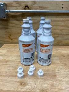 lot 218 image: DIVERSEY Lot of 4 Bottles of- CLEANER,CARPET,JUICE,PET