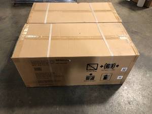 Husky Ready-to-Assemble 24-Gauge Steel Wall Mounted Garage Cabinet in Black (28 in. W x 29 in. H x 12 in. D) - Lot of 2 - Good condition - Review all Pictures
