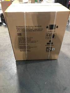 Husky Ready-to-Assemble 24-Gauge Steel 1-Drawer 2-Door Garage Base Cabinet in Black (28 in. W x 33 in. H x 18 in. D) - good condition - review all pictures