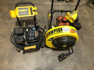 Mix Lot of Dewalt 3400 PSI & Champion Equipment - Mix For Parts