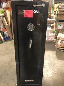 Stack-On&nbspSiege 12-Gun Fireproof with Electronic Lock Gun Safe, Black&nbsp&nbspincludes keys - good condition - review all pictures