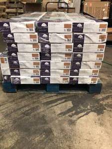 PALLET WITH&nbspHeritage Mill&nbspOak Golden 38 in. Thick x 5 in. Wide x Random Length Engineered Hardwood Flooring (24.15 sq. ft.  case)&nbspgood condition review all pictures