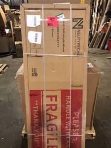 NEUTYPE 64.17 in. X 21.26 in.Oversized Modern Metal Framed Full Length Standing Mirror - good condition - review all pictures
