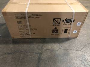 Husky Ready-to-Assemble 24-Gauge Steel Wall Mounted Garage Cabinet in Black (28 in. W x 29 in. H x 12 in. D) - good condition - review all pictures