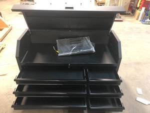 Husky  Heavy-Duty 52 in. W 6-Drawer, Deep Tool Chest in Matte Black