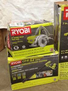 Lot of Ryboi Power Tools Customer Returns See Pictures