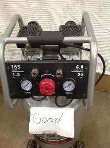 20 Gal. Vertical Electric-Powered Silent Air Compressor by Husky Customer Returns See Pictures
