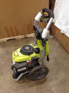 Ryobi 3000 Pressure Washer missing wand Customer Returns See Pictures