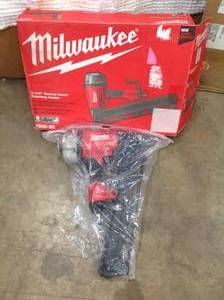 Pneumatic 3-12 in. 21 Degree Full Round Head Framing Nailer by Milwaukee Customer Returns See Pictures