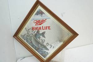 lot 5 image: Scott Zoellick print Miller High Life  Tip Up framed print