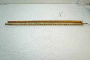 lot 39 image: vintage yard sticks