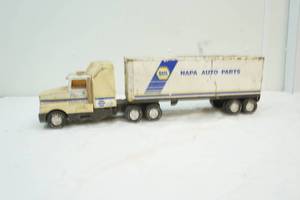 lot 101 image: vintage Napa truck and trailer