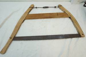lot 188 image: antique bow saw