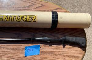 lot 34 image: Vintage Fishing Rod and Carrier