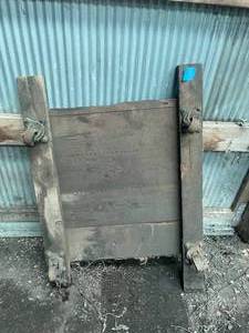 lot 73 image: Antique Wood Cart with Casters