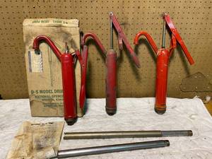 lot 122 image: Lot of Various Oil Barrel Pumps