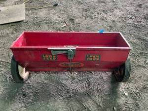 lot 163 image: Scott Pull Behind Seed Spreader