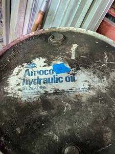 lot 168 image: Amoco Hydraulic All Weather Oil in Drum