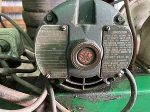 lot 187 image: Air Compressor with GE Motor