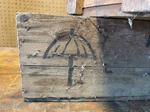 lot 195 image: Two Wooden Flower Planters  Extra