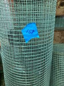 lot 158 image: 2 Rolls of 12 Square Galvanized Wire Fencing