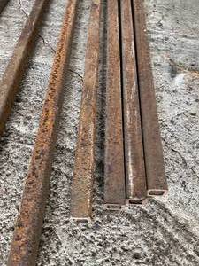 lot 218 image: 7 Pieces of 1 12 x 316 Steel Tubing.