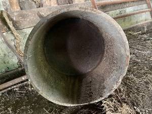 lot 207 image: Large HEAVY Swine Water Bucket
