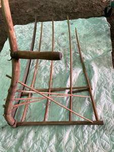 lot 161 image: Antique Wheat Harvesting Scythe