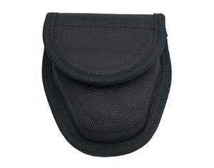 SILVER CHAIN HANDCUFFS HEAVY DUTY HANDCUFF CORDURA NYLON SHEATH (SKU 1806)