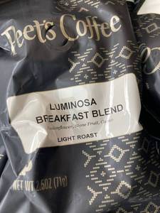 lot 81 image: Peets Coffee Packets