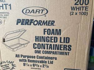 lot 47 image: Foam Food Containers