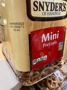 lot 95 image: Snyders Pretzels