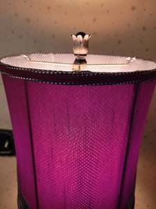 Red Shade Lamp