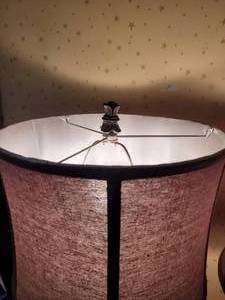 Pair of 3 Way Rose Colored Lamps
