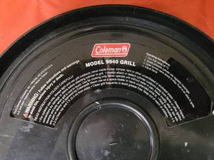 Coleman Model 9940 Propane Grill