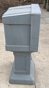 Three Newspaper or Free Little Library Book Racks
