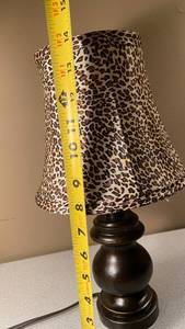 Leopard Shade Table Lamp