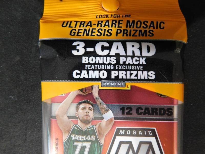 2020 Mosaic Basketball Hanger Pack With Exclusive (3) Card Bonus Camo Prizm Pack