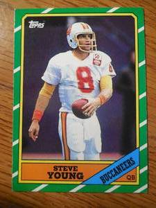 1986 Topps Steve Young Rookie #374 HOFer LK