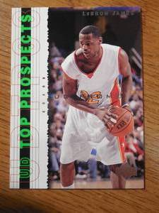 2003 UD Prospects Lebron James Rookie #P3 LK