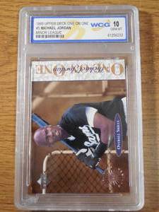 WCG 10 Gem Mint 1995 Upper Deck One On One Michael Jordan #5 LK
