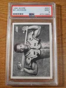 PSA 9 Mint 1990 Score Bo Jackson #697 Iconic Card LK