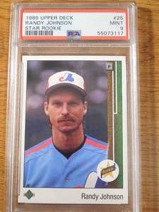 PSA 9 Mint 1989 Upper Deck Randy Johnson Rookie #25 LK