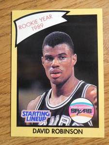 1990 Kenner Starting Lineup David Robinson Rookie RARE LK
