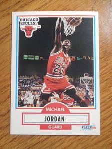 1990 Fleer Michael Jordan #26 HOFer LK
