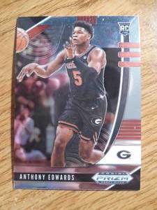 2020 Prizm Draft Picks Anthony Edwards Rookie #41 LK