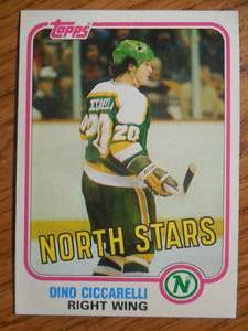 1981 Topps Dino Ciccarelli Rookie #105 LK