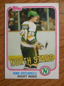 1981 Topps Dino Ciccarelli Rookie #105 LK