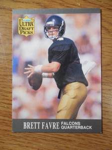 1991 Fleer Ultra Brett Favre Rookie #283 HOFer LK