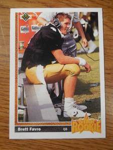 1991 Upper Deck Brett Favre Rookie #13 HOFer LK